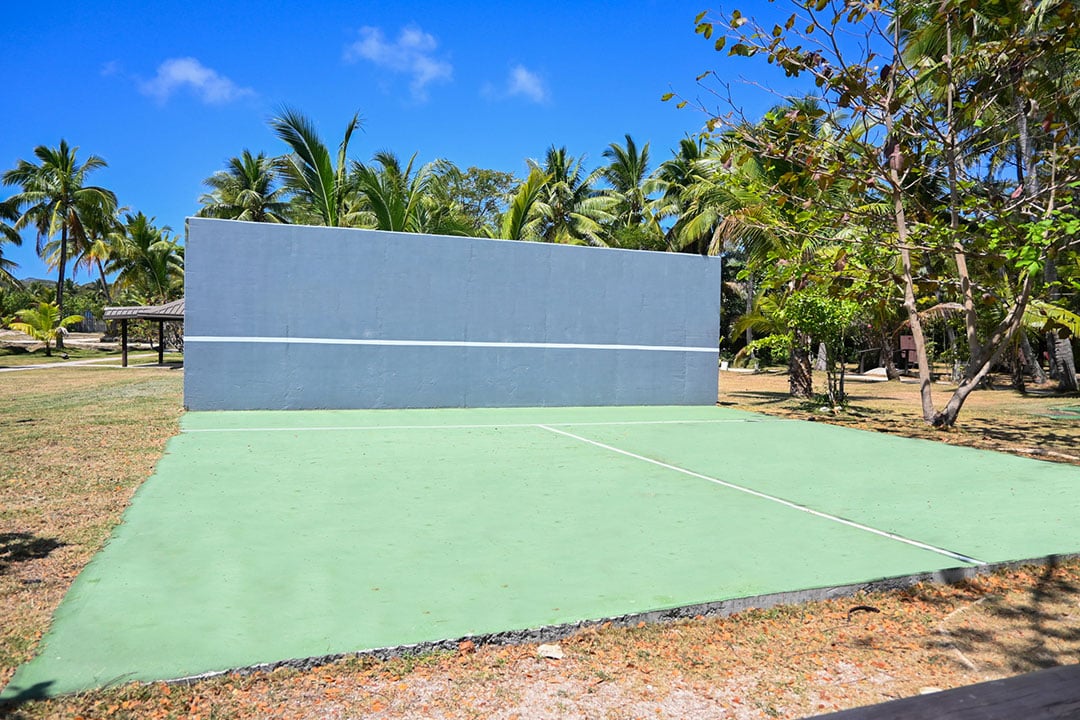 A picture of an outdoor court.