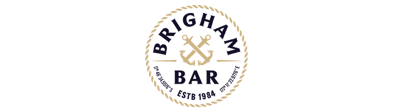 A Brigham bar logo with an anchor icon